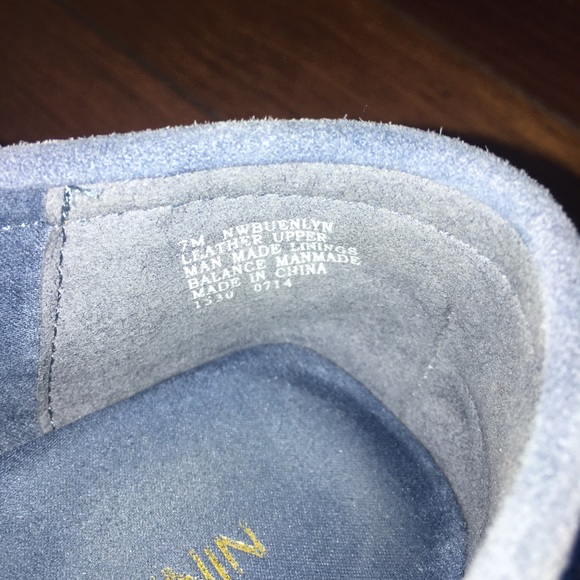 Nine West Blue Suede Loafers, Size 7 - Picture 6 of 7